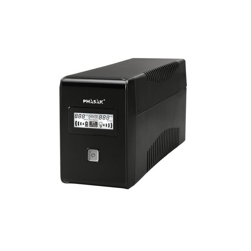 Phasak sai esential 650va interactivo con pantalla lcd