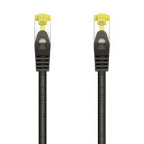 Aisens - cable de red latiguillo rj45 lszh cat.7 600 mhz s/ftp pimf awg26, negro, 0.5m