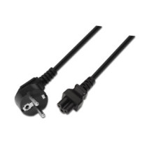 Aisens - cable alimentacion trebol,cee7 acodado/m-c5/h, negro, 1.5m