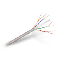 Aisens - bobina cable de red rj45 cat.6 utp r?gido awg24, gris, 305m