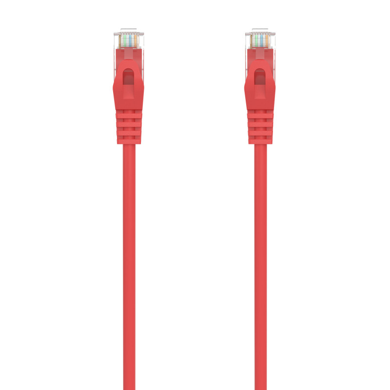 Aisens - cable de red latiguillo rj45 lszh cat.6a 500 mhz utp awg24, rojo, 1.0m