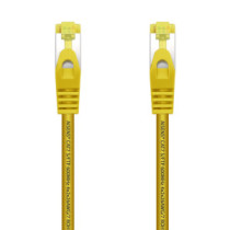 Aisens - cable de red latiguillo rj45 lszh cat.7 600 mhz s/ftp pimf awg26, amarillo, 0.5m