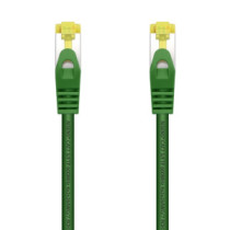 Aisens - cable de red latiguillo rj45 lszh cat.7 600 mhz s/ftp pimf awg26, verde, 2.0m