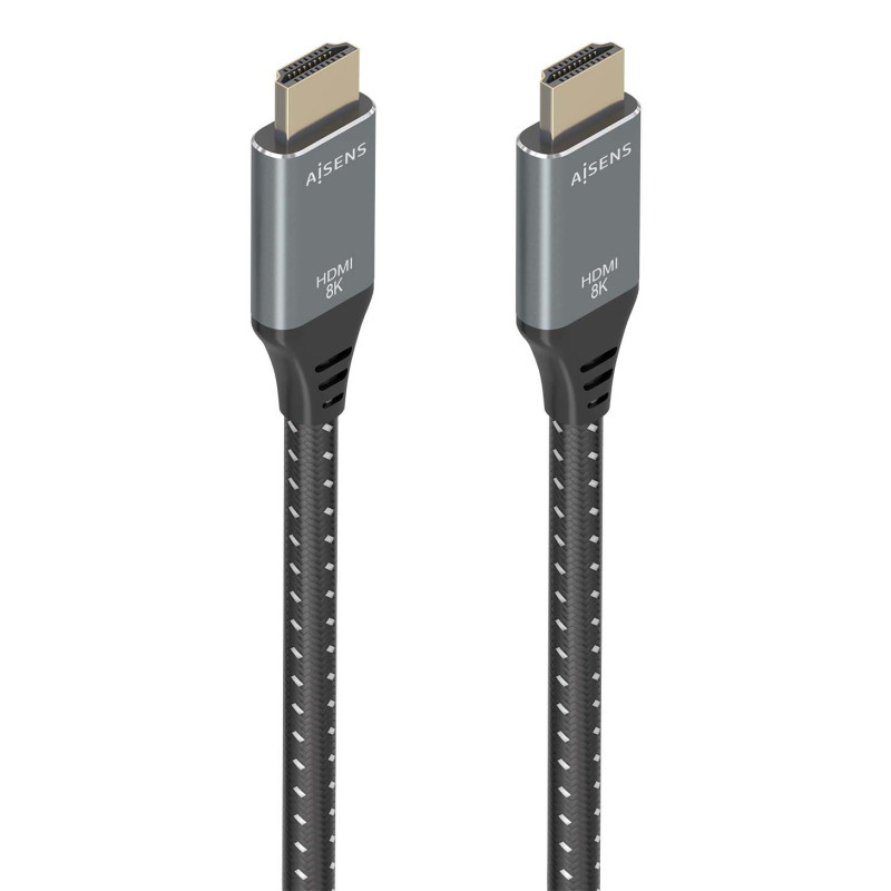 Aisens - cable hdmi v2.1 ultra alta velocidad / hec 8k@60hz 48gbps, a/m-a/m, gris/negro, 7.0m