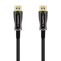 Aisens - cable hdmi v2.1 aoc ultra alta velocidad / hec 8k@60hz 4k@120hz 4:4:4 48gbps, a/m-a/m, negr