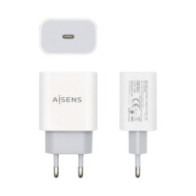 Cargador aisens usb-c pd3.0 1 puerto 1xusb-c 20w, blanco