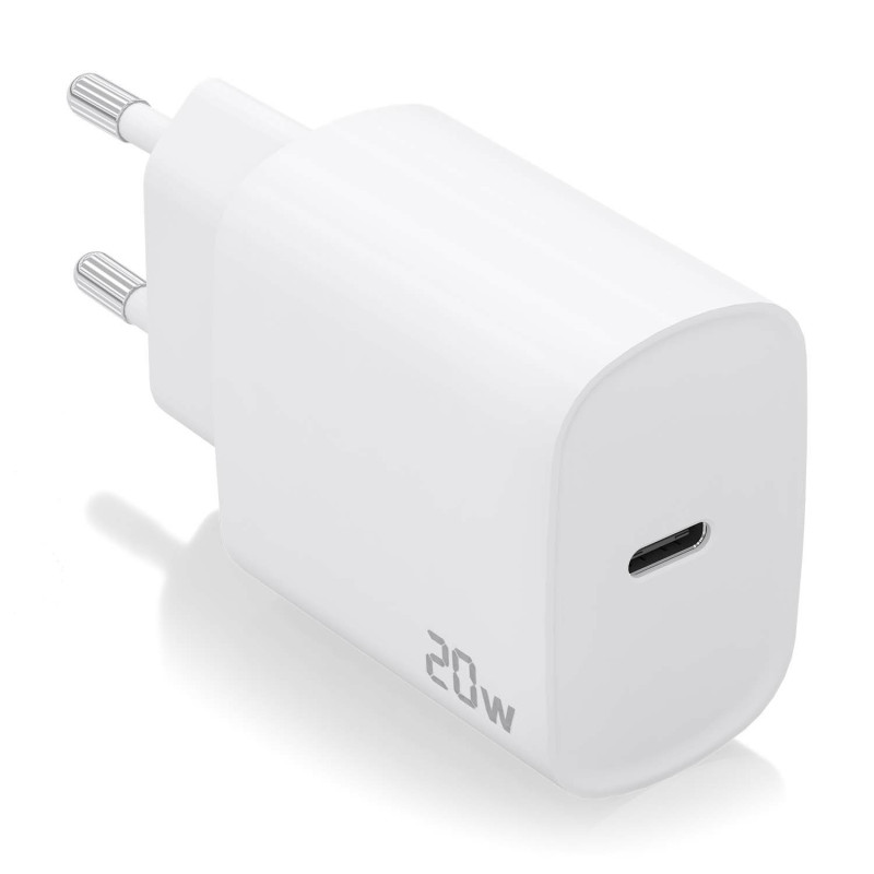 Cargador aisens usb-c pd3.0 1 puerto 1xusb-c 20w, blanco