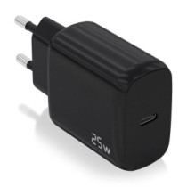 Cargador aisens usb-c pd3.0 1 puerto 1xusb-c 25w, negro