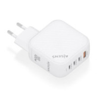 Aisens - cargador gan 100w, 3xusb-c pd3.0 qc4.0, 1xusb-a qc3.0, blanco