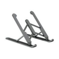 Aisens soporte de sobremesa ajustable para portatil o tablet, gris oscuro