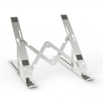 Aisens - soporte de sobremesa ajustable para portatil / tablet, plata