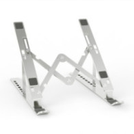 Aisens - soporte de sobremesa ajustable para portatil / tablet, plata