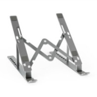 Aisens - soporte de sobremesa ajustable para portatil / tablet, gris