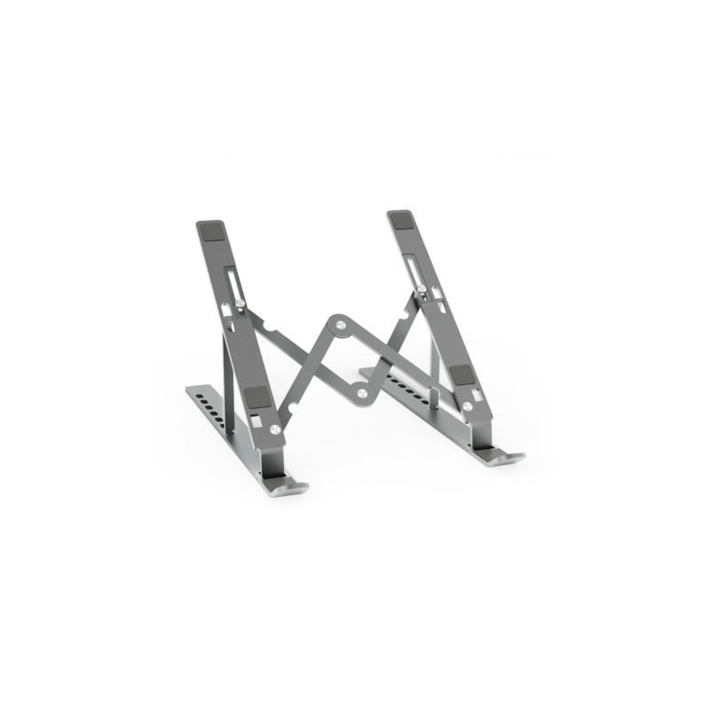Aisens - soporte de sobremesa ajustable para portatil / tablet, gris