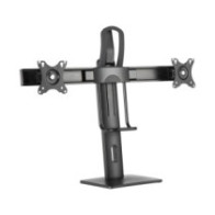 Aisens - soporte de mesa pro contrapeso giratorio e inclinable para 2 monitores 6kg de 17-27, negro