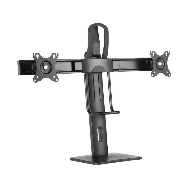 Aisens - soporte de mesa pro contrapeso giratorio e inclinable para 2 monitores 6kg de 17-27, negro