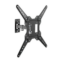 Aisens - soporte eco giratorio, inclinable para monitor/tv 30kg (2 pivotes) de 23-55, negro