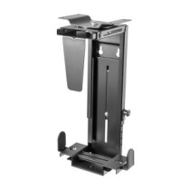 Aisens - soporte giratorio antirrobo y altura personalizable para cpu para montaje por debajo de escritorio o a la pared