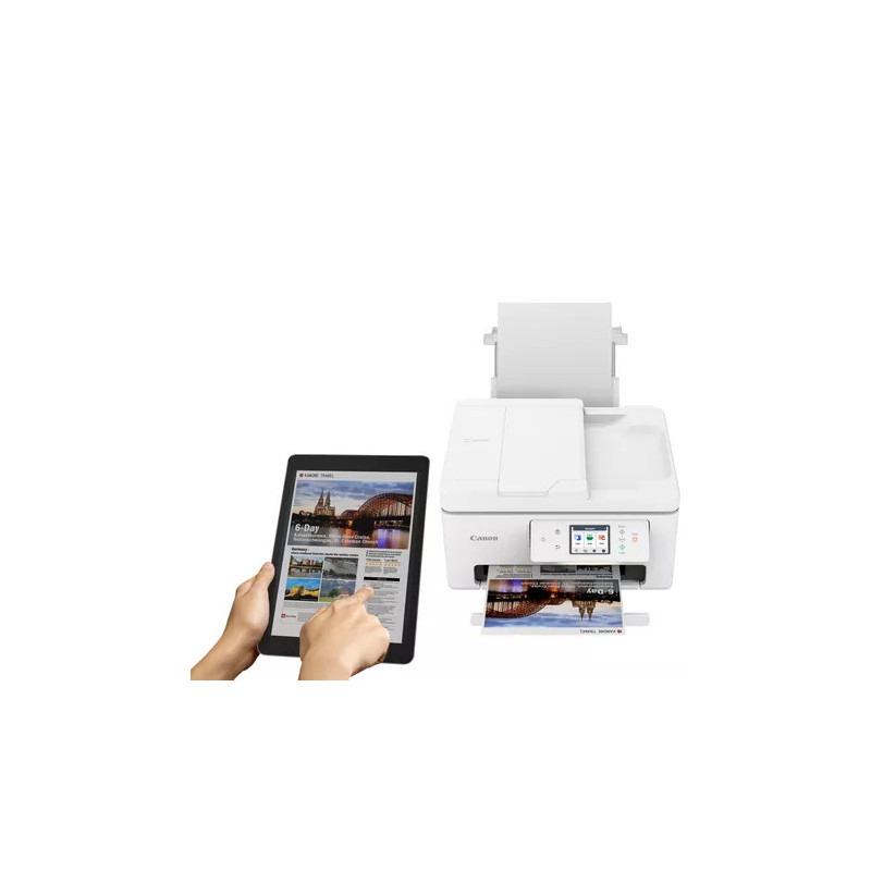 Canon multifuncion inkjet pixma ts7750i ppp white 2ct lcd 100+20h adf duplex