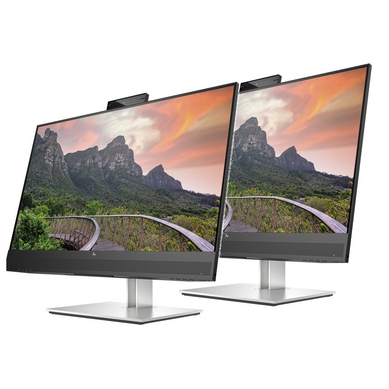 Hp kit 2 monitores e27m g4 / 27\ / qhd / hdmi-displayport-usb(a)-usb(c) / regulable altura / webcam"