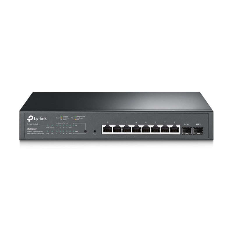 Tp-link jetstream? 10-port gigabit smart switch with 8-port poe+