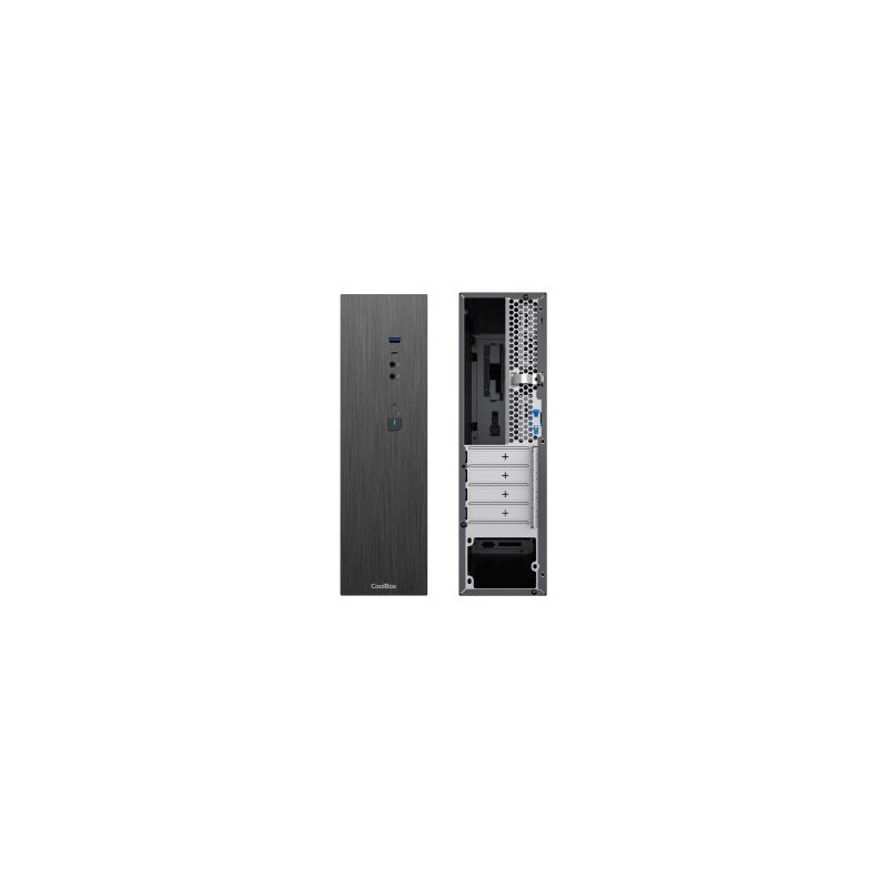 Caja microatx slim coolbox t370-bz 2x2.5? gpu 251max low profile  fuente 300sbz 80+ bronze