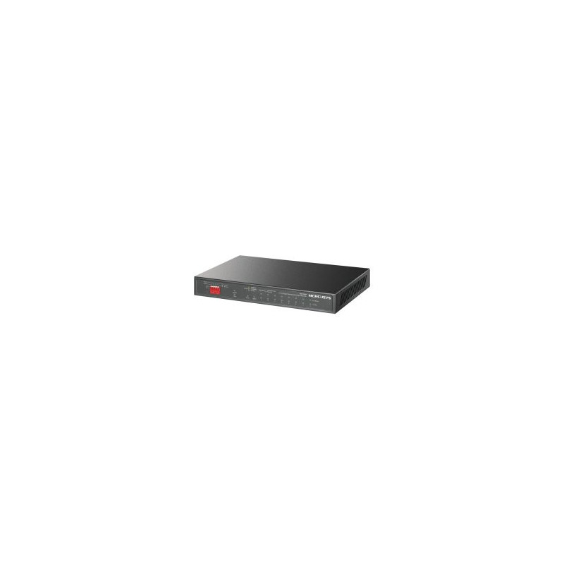 Switch poe+ no gestionable mercusys ms110gmp 10p 8xrj45 gb poe+ 2xrj45 gb 11w