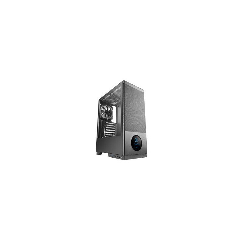 Caja atx 2sagitta20 gpu max 332mm 1x3.5 2x2.5 color negro pantalla digital edicion 20 aniv