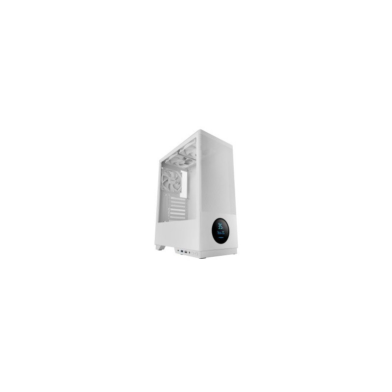 Caja atx 2sagitta20 gpu max 332mm 1x3.5 2x2.5 blanco pantalla digital edicion 20 aniv