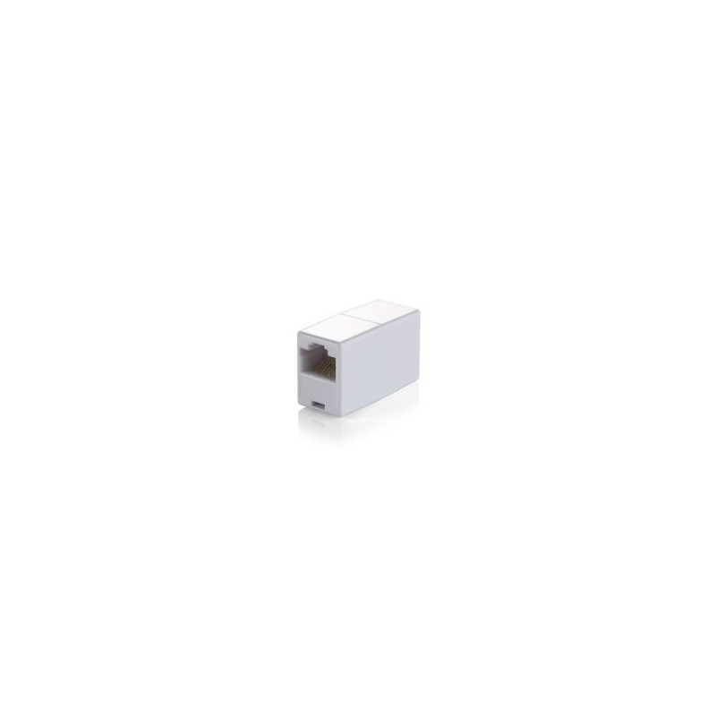 Adaptador rj45 equip cat.5e hembra hembra color blanco 121252