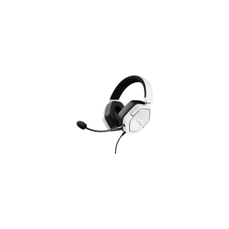 Headset trust gxt 492 carus blanco cable 120cm jack 3.5mm