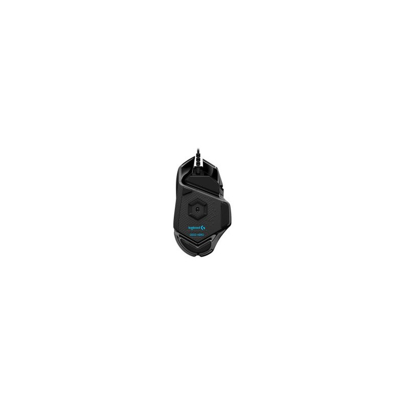 Mouse logitech gaming g502 hero 16000dpi 11 botones color negro