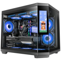 Caja atx semitorre gaming mars gaming mc3tcorelcdm 3 cristal templado pantalla lcd 2x3.5 3x2.5 gpu 4