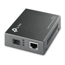 Convertidor fibra tp-link mc220l rj45 giga a ranura sfp giga minigbic montaje en chasis