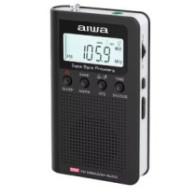 Radio digital portatil aiwa rsd-45bk pantalla lcd altavoz auriculares