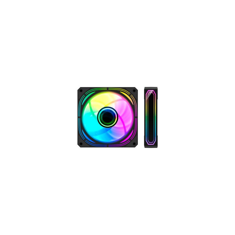 Kit 4xventilador interno argb coolbox infinity pro negro 120mm
