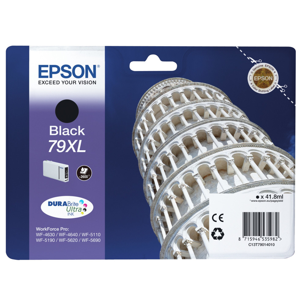 Tinta original epson t7901 xl negro c13t79024010 41.8ml