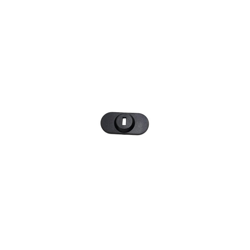 Placa de seguridad adhesiva 3m conceptronic lba02 con ranura para cable de seguridad (3x7mm) negro