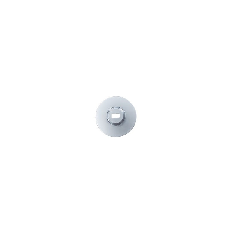 Placa de seguridad adhesiva 3m conceptronic lba02 con ranura para cable de seguridad (3x7mm) plata