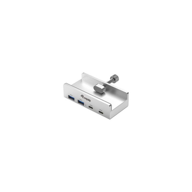 Hub usb-c equip 128967 a 2xusb-a 2xusb-c clip ajustable