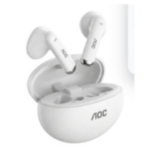 Auricular intrauditivo bluetooth aoc act1501wt tws ipx4 mic blanco reproduccion 20h carga usb-c tact