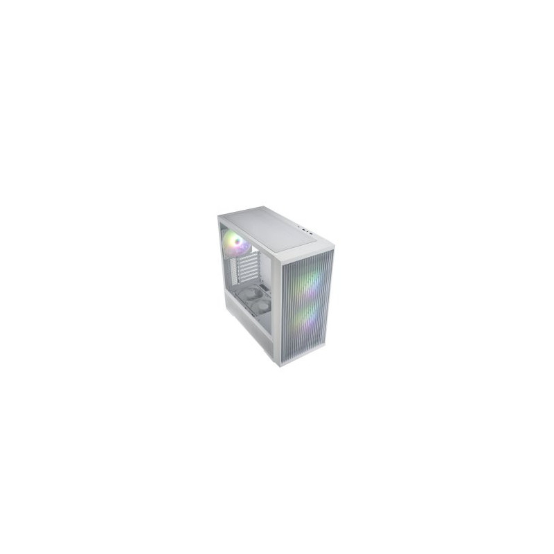 Caja atx fsp m330 cristal templado frontal mesh 4 ventiladores disipador max 185mm gpu max 400mm bla