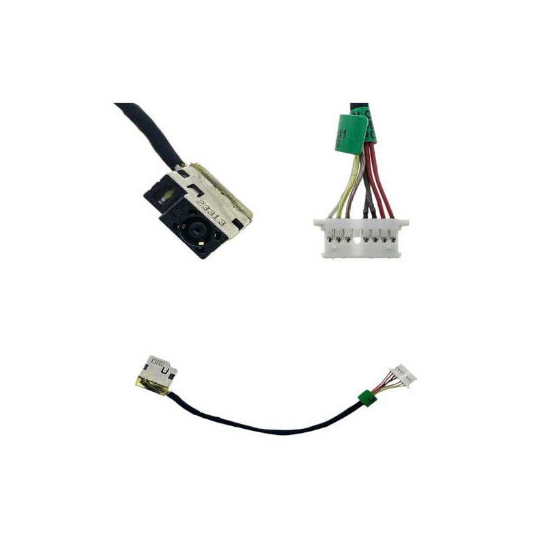 Dc-Jack compatible para portatil HP omen 15-a / 15-ac / 15-ax / 15-AY / 15-ax001np / Hp 255 / 12.5cm Aprox. / 7 Pines / 799736-…