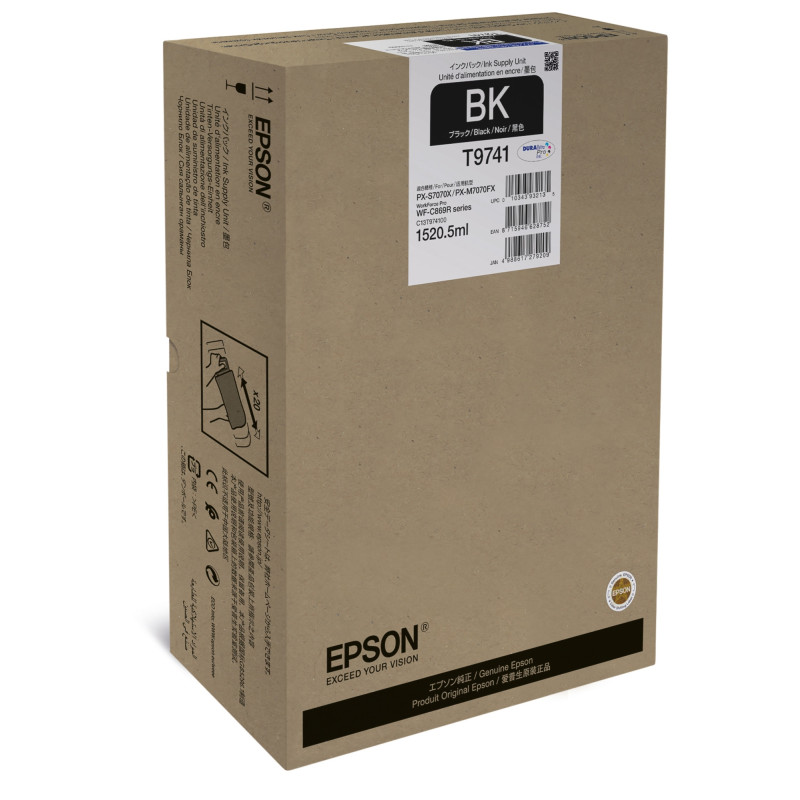Tinta original epson t9741 xxl negro c13t974100 86.000 páginas