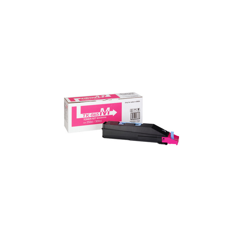 Tóner original kyocera tk-865m magenta 12.000 páginas