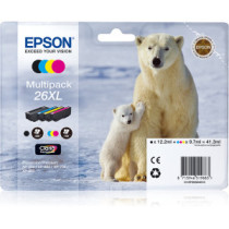 Tinta original epson t2636 xl multipack 4 colores c13t26364010