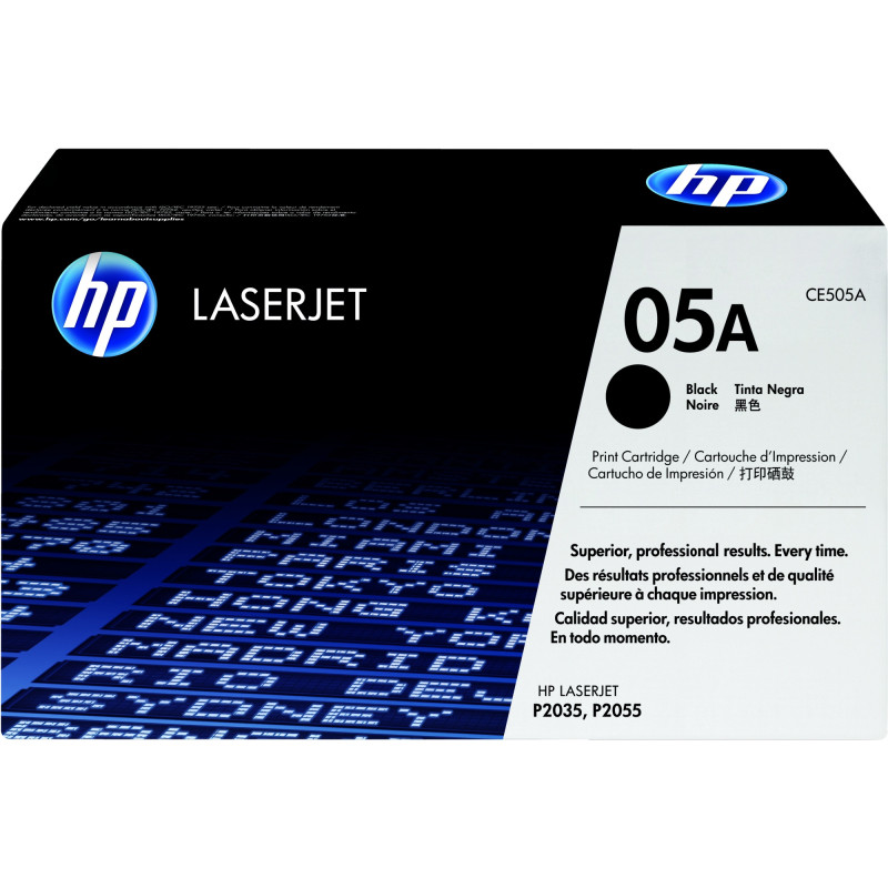 Tóner original hp ce505a negro 05a 2.300 páginas
