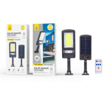 Lampara solar Led 10W NR9364 / 100 luces para exterior / 3-5m / 120º / Negro / Incluye Mando / 2903642 / One+