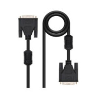 Cable DVI-D single link 18+1 M/M  1.8m / Ferrita / Aisens A117-0086