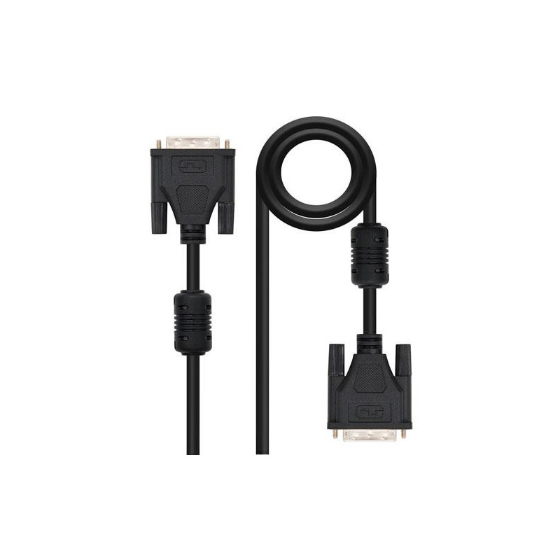 Cable DVI-D single link 18+1 M/M  1.8m / Ferrita / Aisens A117-0086